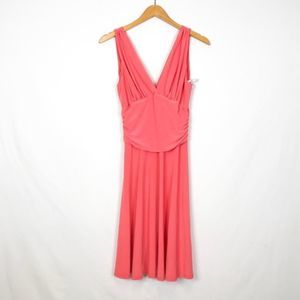 Joseph Ribkoff Coral Pink A-line Dress